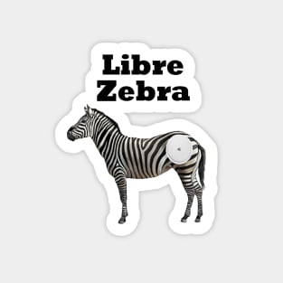 Libre Zebra Sticker